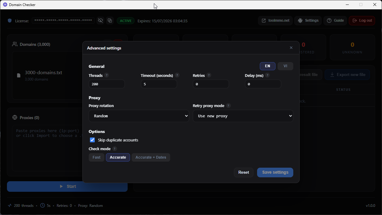 Domain Checker - 3